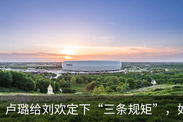 卢璐给刘欢定下“三条规矩”，如何让他数十年零商业翻车？